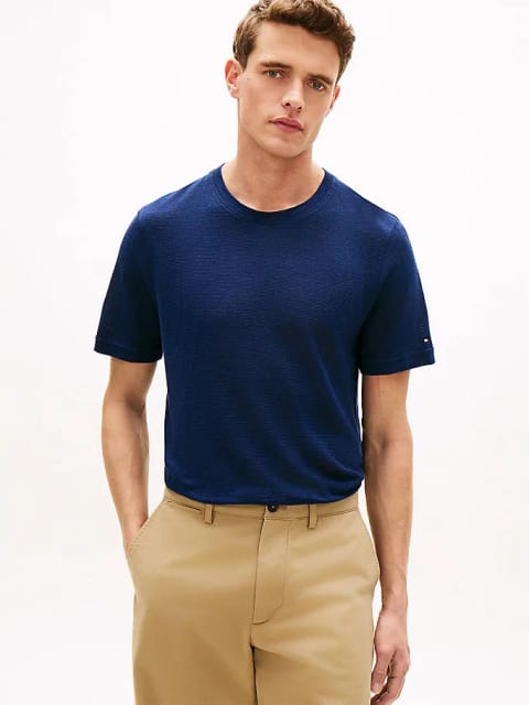 تیشرت کتان مردانه Tommy Hilfiger