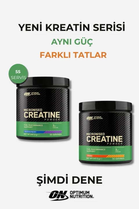 ON Optimum Nutrition کراتین طعمدار بلو رزبری-پرتقال ۵۵ سرویس