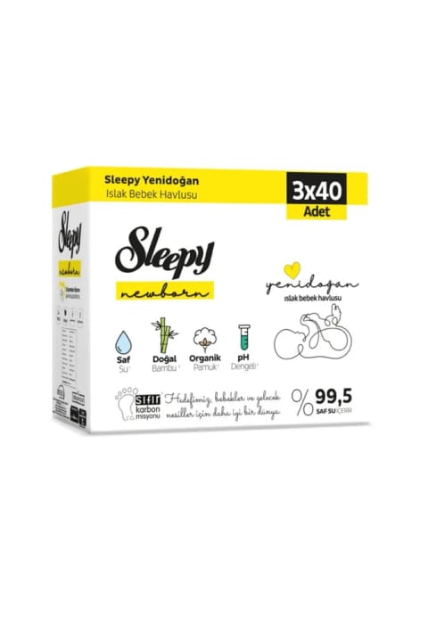 Sleepy نوزاد 3×40 عددی