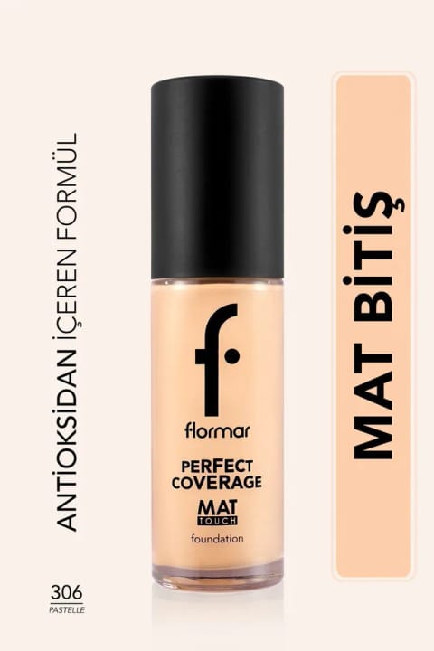 فونداسیون مات فلورمار حاوی ویتامین E - Mat Touch Foundation - 306
