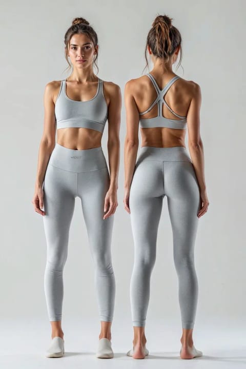 JOLT SPORT زنانه باسیك ساده طوسی ساق بلند مدل 001