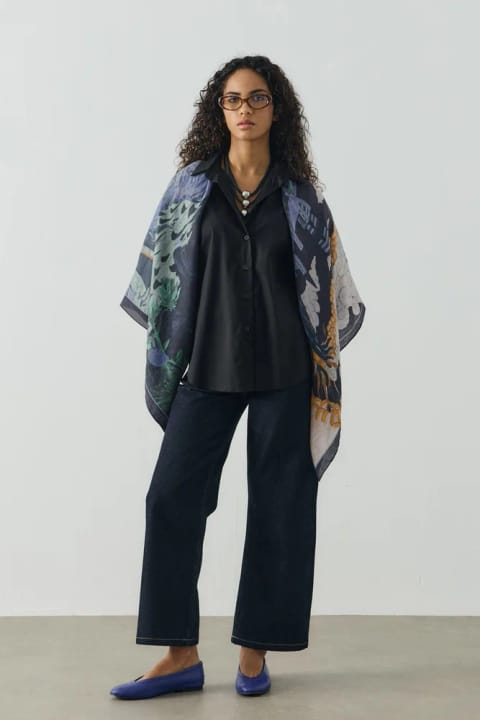 پیراهن Basic Relaxed Fit مشکی