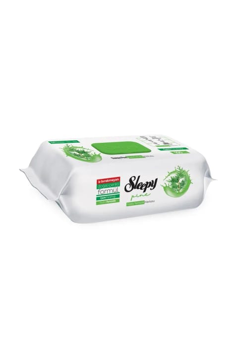دستمال تمیزکننده سطوح Sleepy رایحه طراوت کاج، ۱۰۰ عددی - ۸ عدد
