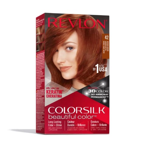 رنگ مو Revlon ColorSilk Beautiful Color 42 قرمز متوسط