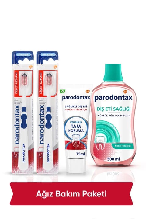 Parodontax ست کامل مراقبت دهان و دندان - طراوت نعناع