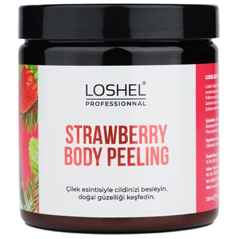 Loshel Body Peeling توت فرنگی 250 میلی‌لیتر