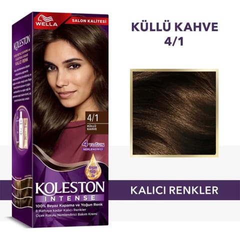 رنگ مو Koleston Intense 4/1 قهوهای خاکستری