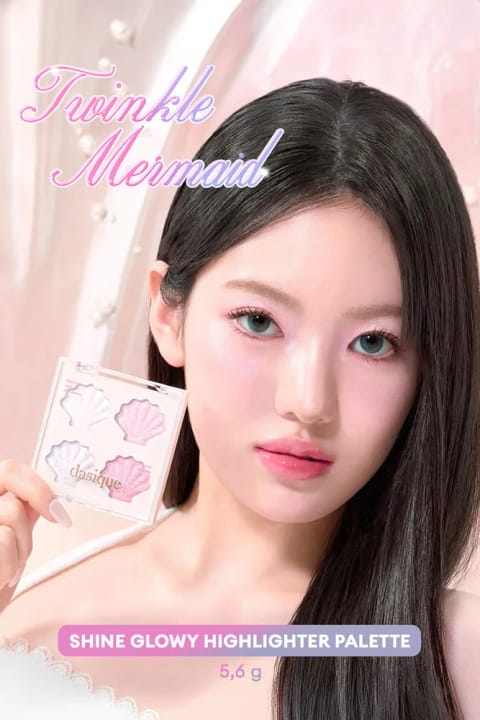 هایلایتر ژلهای درخشان چندبعدی dasique Shine Glowy Highlighter Pale...