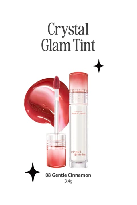 CLIO Crystal Glam Tint — 08 Gentle Cinnamon