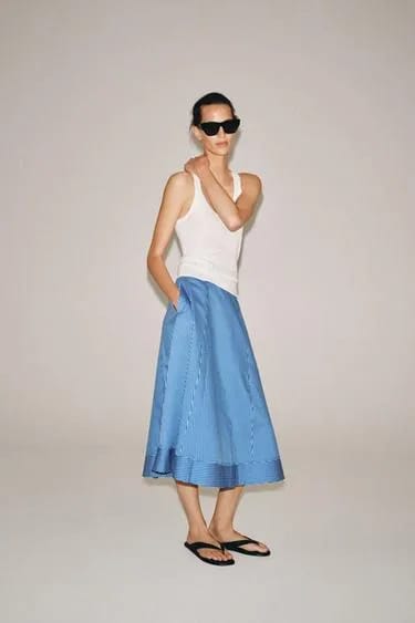 دامن خط A راه‌راه ZW Collection
