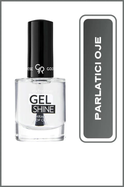 Golden Rose Extreme Gel Shine Coat - Miracle Top Coat - لاک ناخن براق