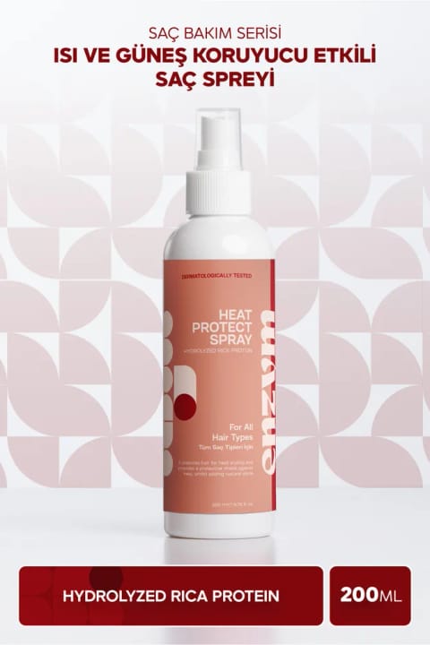 ENZYM COSMETICS اسپری مو محافظ حرارت و آفتاب ۲۰۰ میلیلیتر (Keratin + ...)