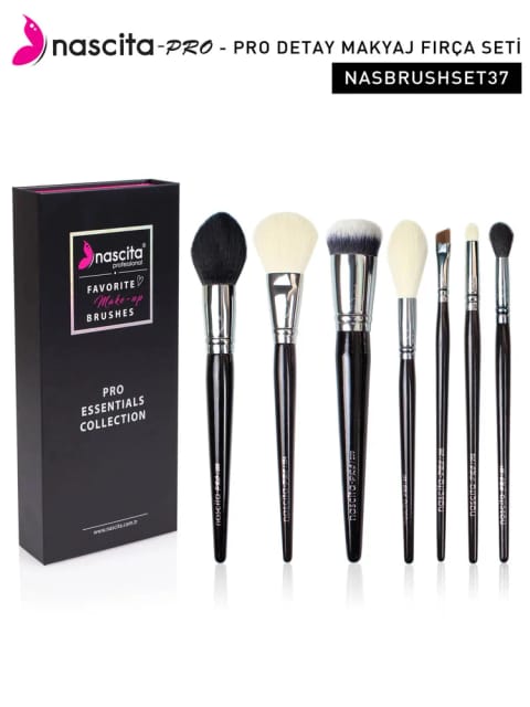 ست براش آرایشی Nascita Pro Essentials Collection ۷ عددی NASBRUSHSET37
