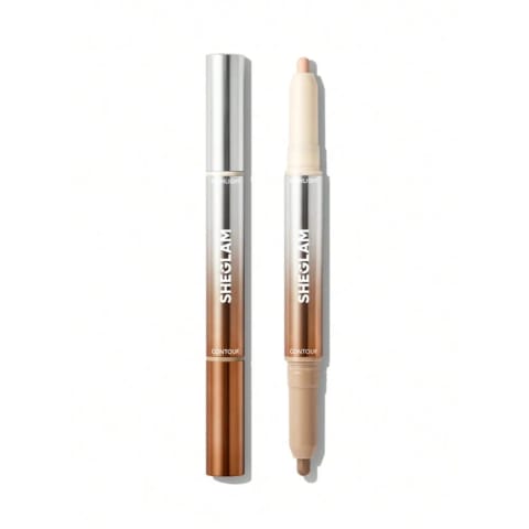 Sheglam Fine Line 2 In 1 قلم بینی و کانتور ۰۲ آمبر