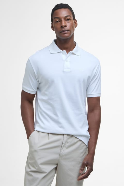 پولو یقه Barbour Hylton Interlock Tailored Fit WH11 White