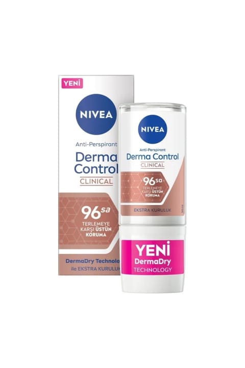 NIVEA Derma Control Clinical رول‌آن زنانه ۵۰ میلی‌لیتر