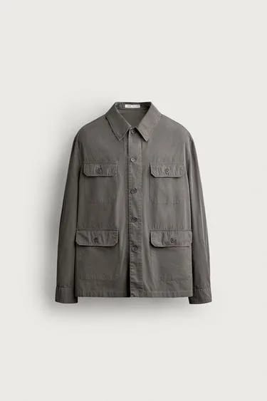LIGHTWEIGHT POCKET OVERSHIRT