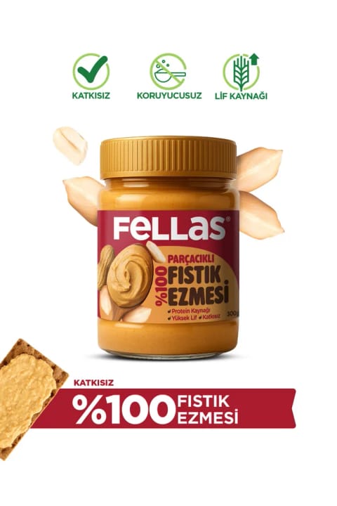 Fellas کره بادام زمینی 100% (300 گرم)