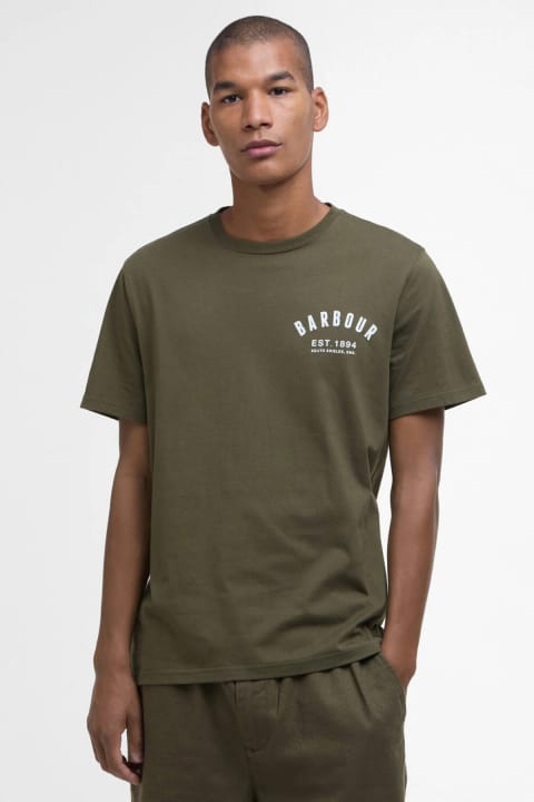 تیشرت Barbour Preppy مدل OL71 رنگ Sage