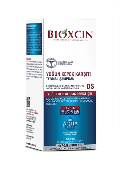 Bioxcin Aqua Thermal شامپوی ضد شوره قوی DS 200ml