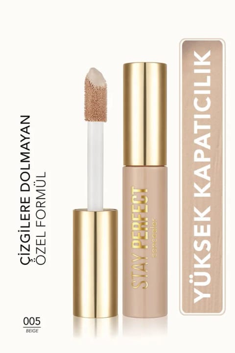 کانسیلر فلوئید پایانی طبیعی فلورمار (زیرتن سرد) - Stay Perfect Concealer - 005