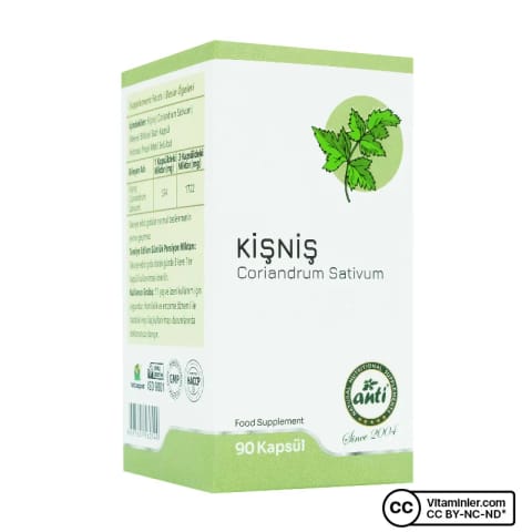 Anti Kişniş 90 Kapsül