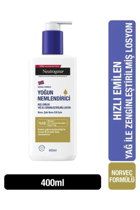 لوسیون غنیشده با روغن Neutrogena 400 میلیلیتر