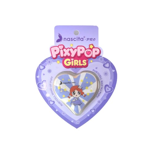پف آرایشی قلب‌شکل Rubycell دخترانه PixyPop MIMI