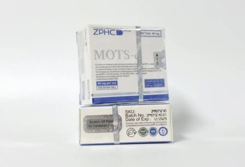 Zphc MOTS-c 40mg Kit Lyophilized Peptide + Bacteriostatic Water