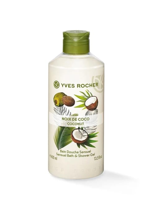 Yves Rocher شاور ژل نارگیل ۴۰۰ میلی‌لیتر