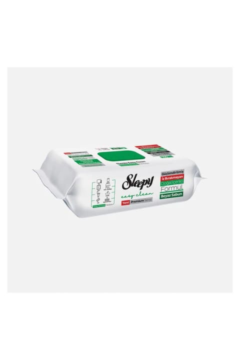 دستمال تمیزکننده سطوح Easy Clean Sleepy بسته ۱۲ عددی صابون سفید