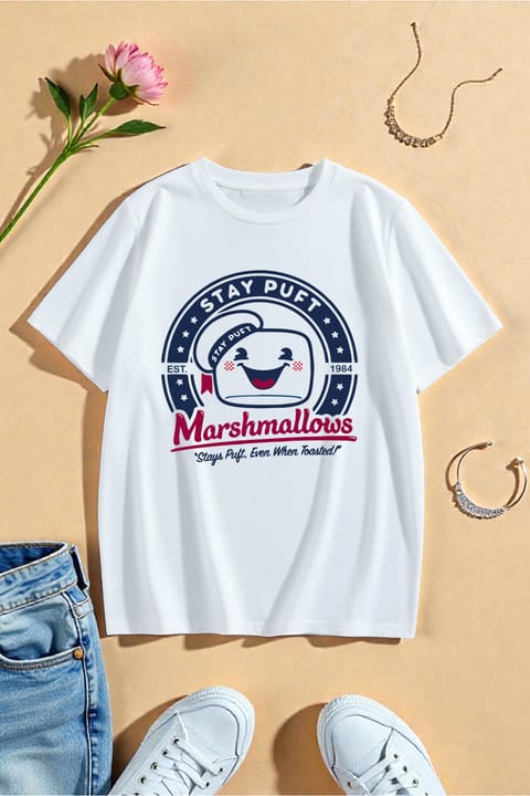 تیشرت طرح Marshmallows یونیسکس uyguntarz
