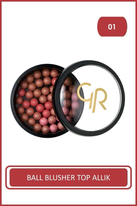 Golden Rose Ball Blusher - 01 - رژگونه توپی