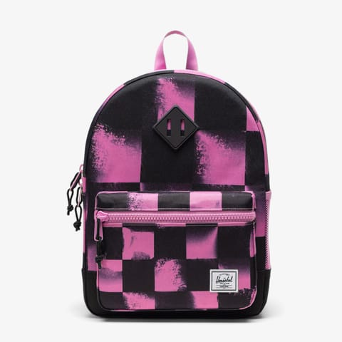 کولهپشتی کودک Herschel Supply Co Heritage Checkered مشکی/صورتی