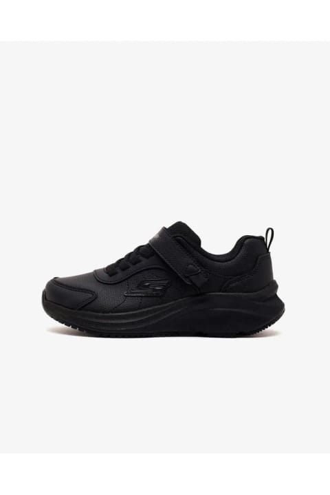 SKECHERS ELITE SPORT TEMPO دختر بزرگ مشکی کفش مدرسه 302644L BBK