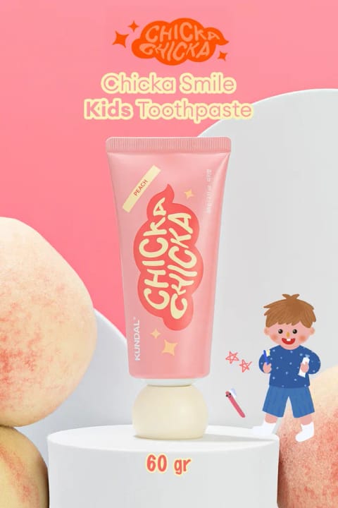 Kundal رنگی، موثر در برابر پوسیدگی خمیردندان کودکان Chicka Smile Kids Toot...