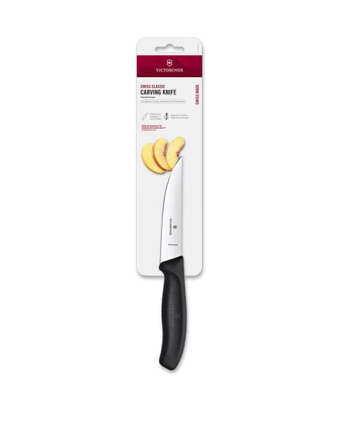 چاقوی خردکن Victorinox مدل 6.8103.12B استیل ضدزنگ ۱۲ سانتی‌متری مشکی