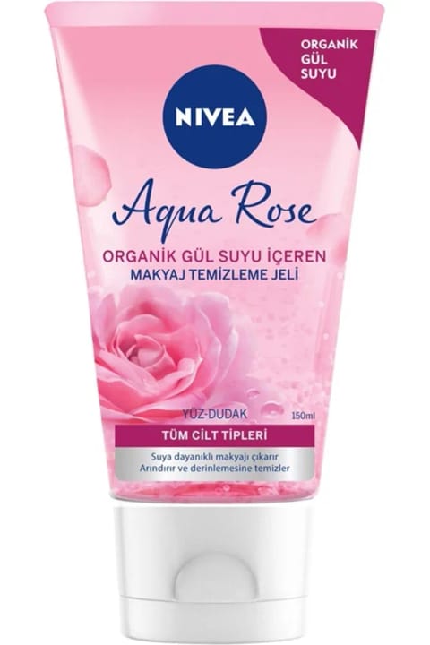 NIVEA Aqua Rose ژل پاککننده آرایش با گل ارگانیک رز ۱۵۰ میلیلیتر