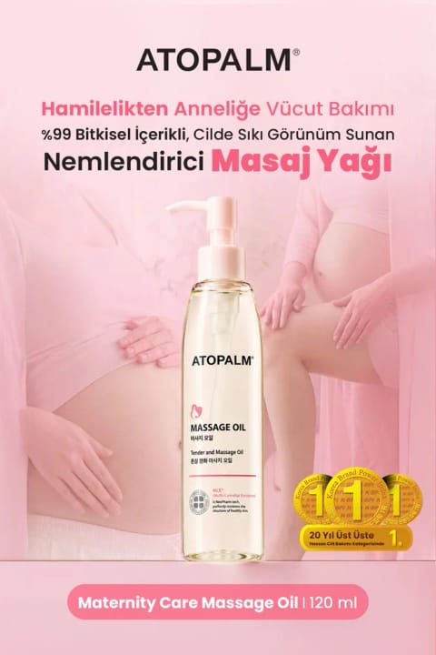 Atopalm ماساژ روغن مرطوبکننده گیاهی مخصوص بارداری Maternity Ca...