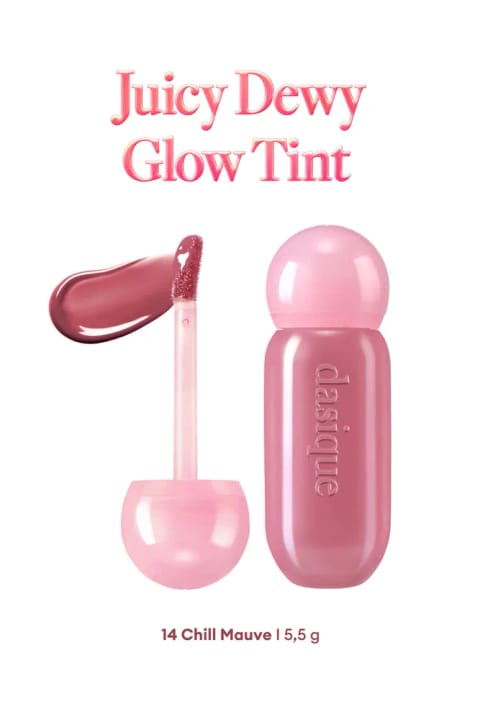 dasique تینت براق با رطوبترسانی و رنگ ملایم Juicy Dewy Glo... — 14 Chill Mauve