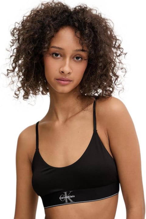 سینه‌بند بدون فنر کاپ‌دار زنانه مشکی Calvin Klein LV00QF8814