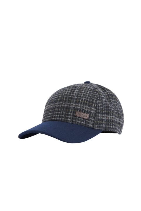 کلاه Barbour Clyde NY91 Navy-Grey Plaid
