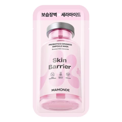 ماسک کاغذی آمپول Mamonde Skin Barrier حاوی پروبیوتیک و سرامید ۲۳ میلیلیتر