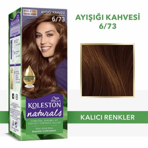 Wella Koleston Naturals رنگ مو 6/73 قهوهای مهتابی
