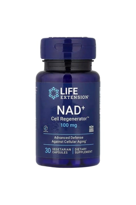 Life Extension NAD+ Cell Regenerator 100 mg 30 کپسول ساخت آمریکا DaphneLabs