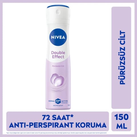 NIVEA Double Effect دئودورانت اسپری زنانه ۱۵۰ میلیلیتر