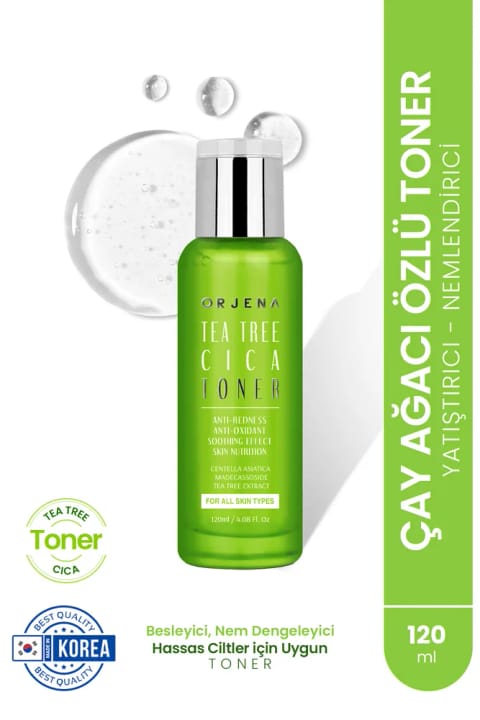 Orjena Tea Tree Cica تونر ترمیمکننده سد پوست