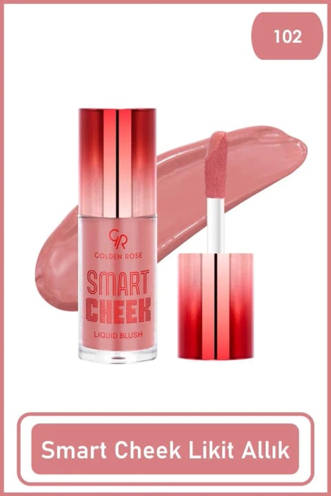 Golden Rose Smart Cheek Liquid Blusher 102 - رژگونه مایع هلویی 6 میلیلیتر
