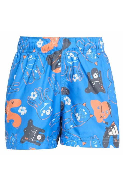 شورت آبی بچگانه adidas TRNSTR SH KC5718