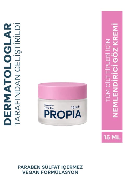 Propia Squalane+ The U-Eye | مرطوبکننده و روشنکننده با Squalane مشتق از نیشکر